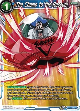 Image of The Champ to the Rescue! (BT13-059) - Supreme Rivalry Foil