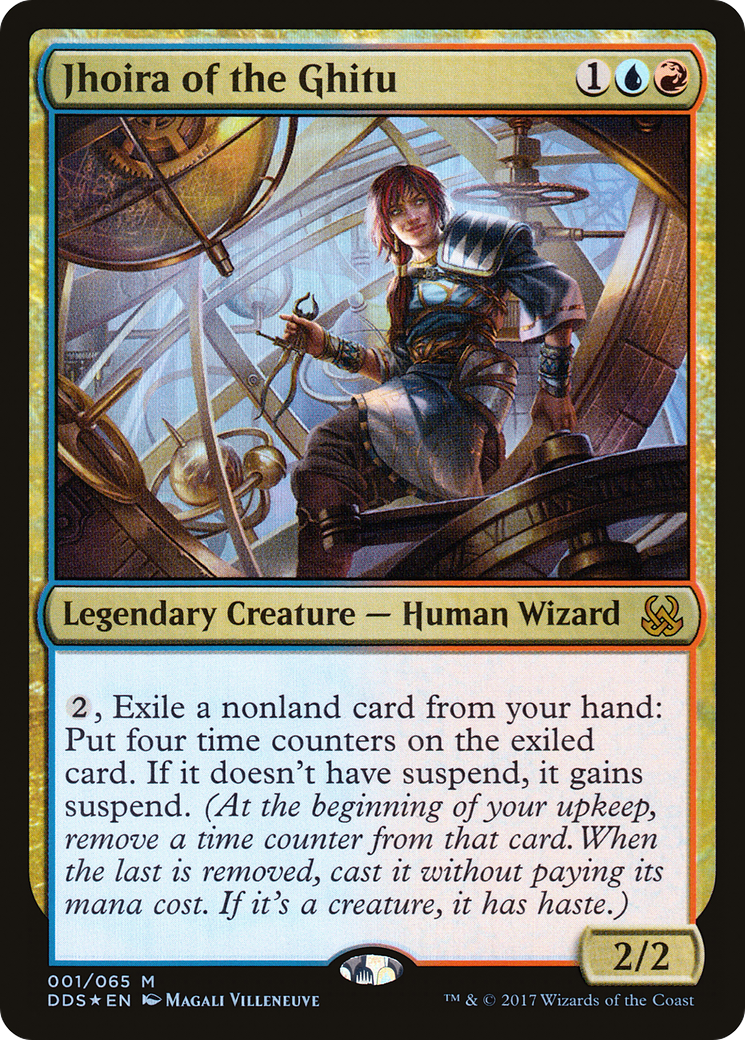 Image of Jhoira of the Ghitu (DDS-001) - Duel Decks: Mind vs. Might Foil