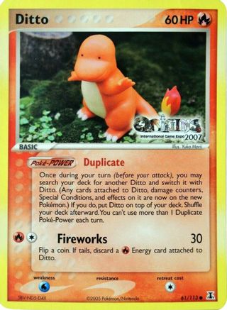 Image of Ditto 061/113  Nintendo Promos - Promo