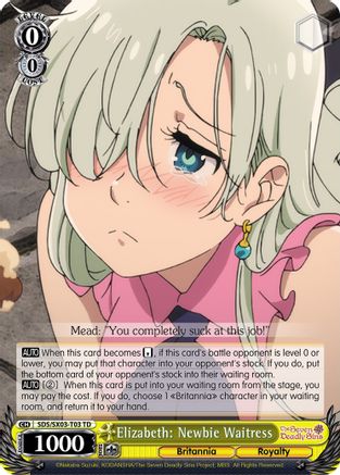 Image of Elizabeth: Newbie Waitress (SDS/SX03-T03 TD) - The Seven Deadly Sins
