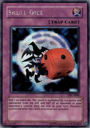 Image of Skull Dice (TSC-E003) - Yu-Gi-Oh! Video Game Promotional Cards Unlimited