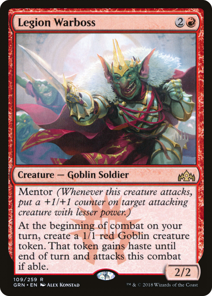 Image of Legion Warboss (PPTHB-109) - Guilds of Ravnica Promos Foil
