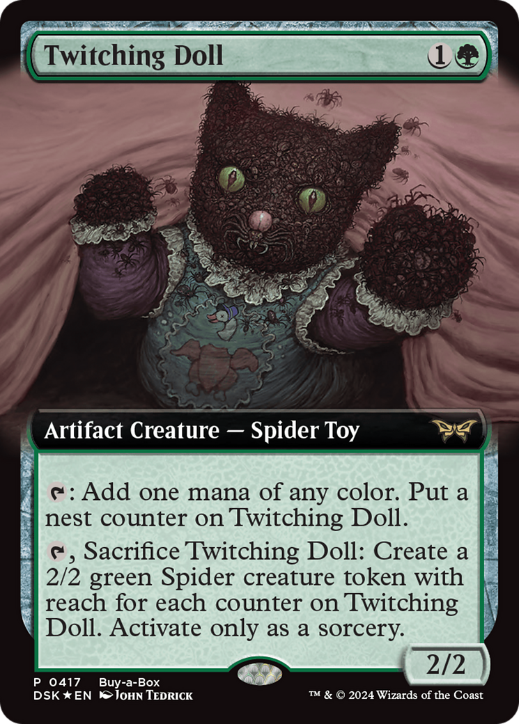 Image of Twitching Doll (Extended Art) (BABP-417) - Duskmourn: House of Horror: (Extended Art) Foil