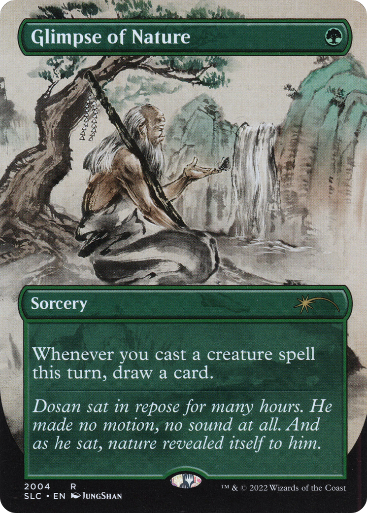 Image of Glimpse of Nature (SLC-2004) - Secret Lair 30th Anniversary Countdown Kit (Borderless)