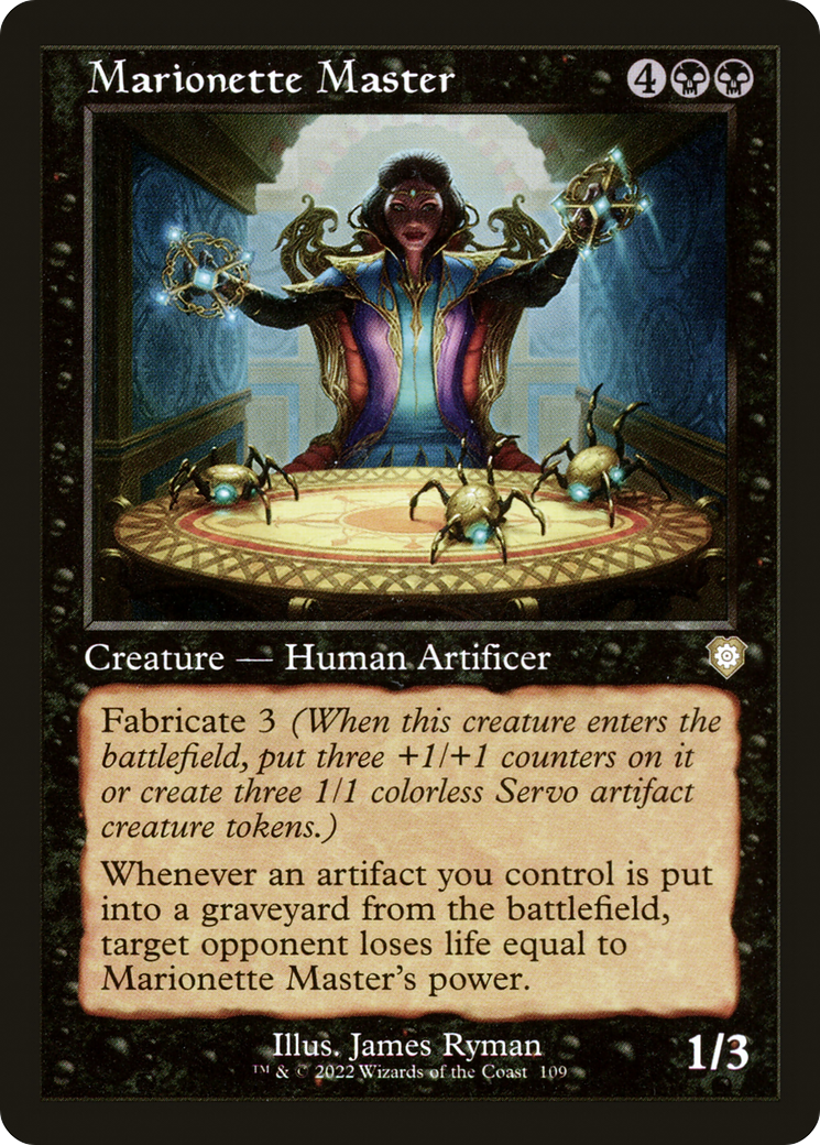 Image of Marionette Master (Retro Frame) (BRC-109) - The Brothers' War Commander