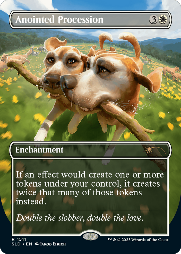 Image of Anointed Procession (SLD-1511) - Secret Lair Drop (Borderless) Foil
