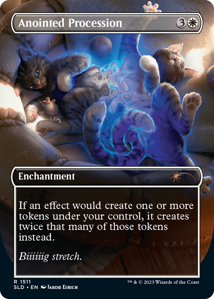Image of Anointed Procession (SLD-1511) - Secret Lair Drop (Borderless) Foil