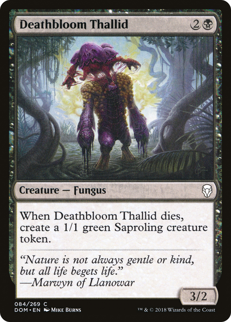 Image of Deathbloom Thallid (DOM-084) - Dominaria