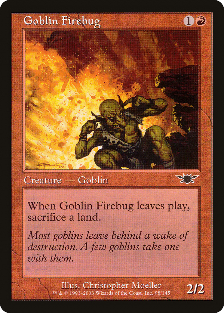 Image of Goblin Firebug (LGN-098) - Legions Foil