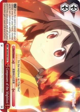Image of Composure of the Mightiest (MR/W80-E077 CC) - Magia Record: Puella Magi Madoka Magica [Side Story] (Anime)