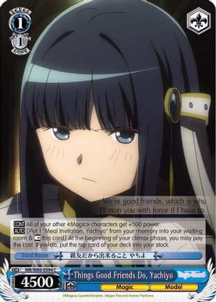 Image of Things Good Friends Do, Yachiyo (MR/W80-E094 C) - Magia Record: Puella Magi Madoka Magica [Side Story] (Anime)