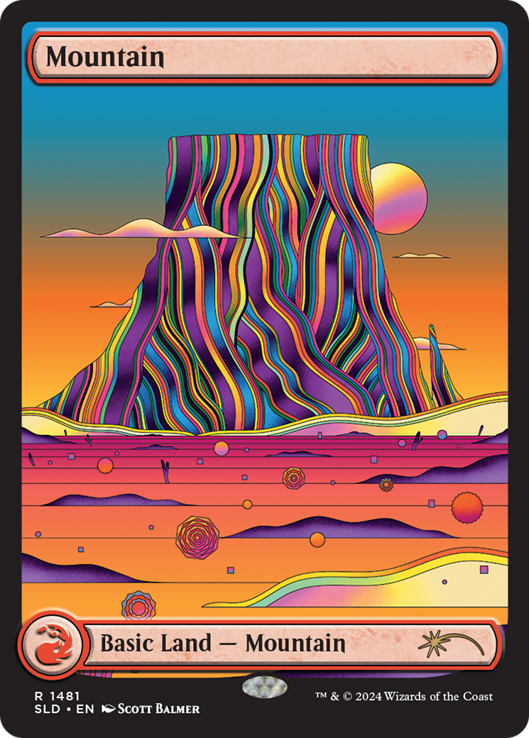 Image of Mountain (1481) (SLD-1481) - Secret Lair Drop