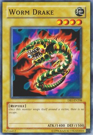 Image of Worm Drake (DB1-EN208) - Dark Beginning 1 Unlimited