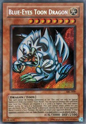 Image of Blue-Eyes Toon Dragon (SRL-000) (SRL-000) - Spell Ruler Unlimited