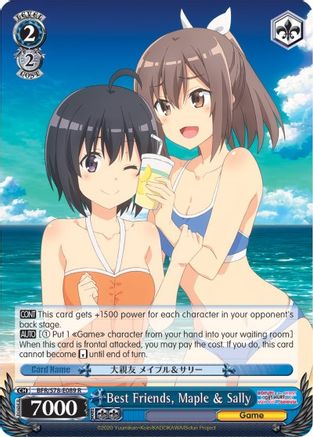 Image of Best Friends, Maple & Sally (BFR/S78-E089 R) - BOFURI: I Don't Want to Get Hurt, so I'll Max Out My Defense