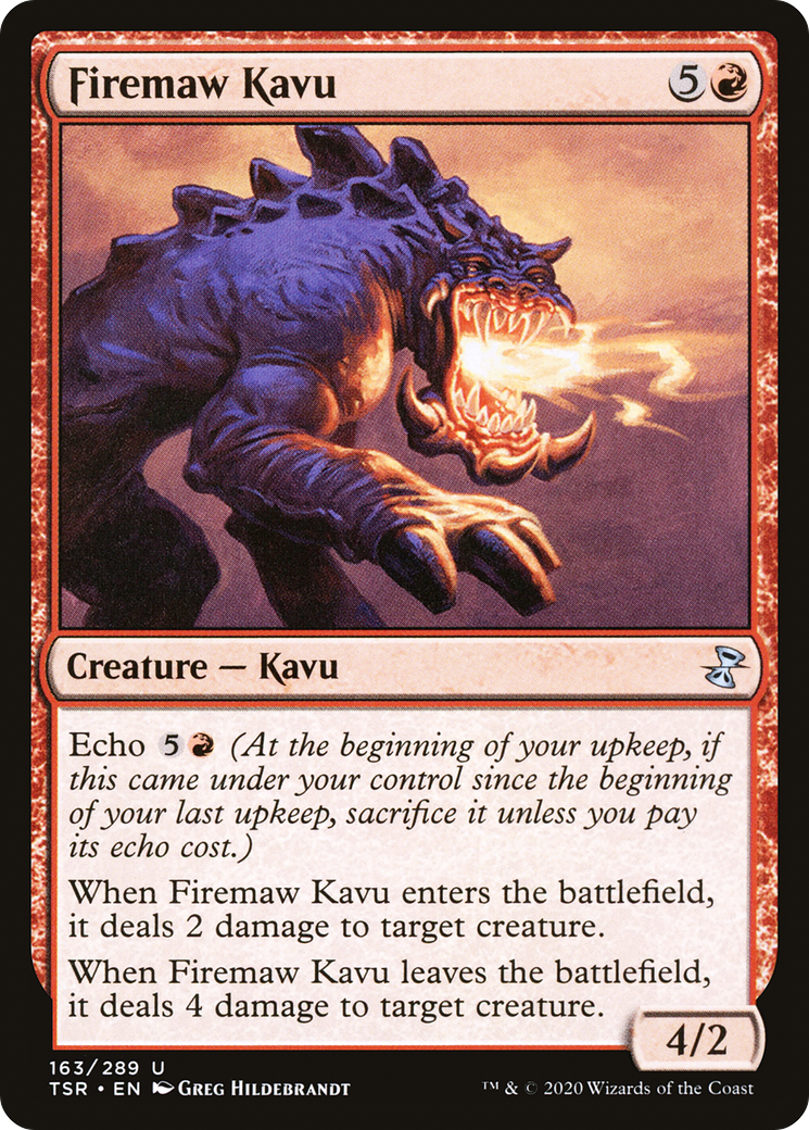 Image of Firemaw Kavu (TSR-163) - Time Spiral Remastered
