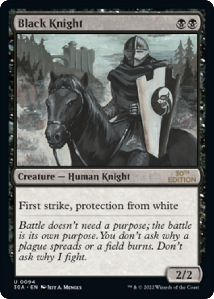 Image of Black Knight (30A-094) - 30th Anniversary Edition
