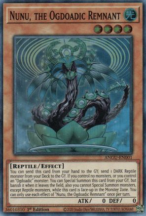 Image of Nunu, the Ogdoadic Remnant (ANGU-EN001) - Ancient Guardians 1st Edition