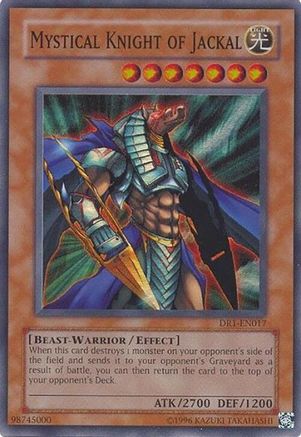 Image of Mystical Knight of Jackal (DR1-EN017) - Dark Revelation Volume 1 Unlimited