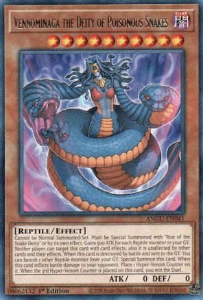 Image of Vennominaga the Deity of Poisonous Snakes (ANGU-EN041) - Ancient Guardians 1st Edition