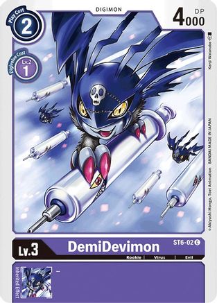 Image of DemiDevimon (ST6-02) - Starter Deck 06: Venomous Violet