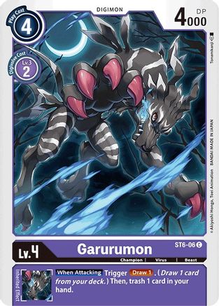 Image of Garurumon (ST6-06) - Starter Deck 06: Venomous Violet