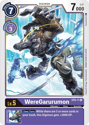 Image of WereGarurumon (ST6-11) - Starter Deck 06: Venomous Violet