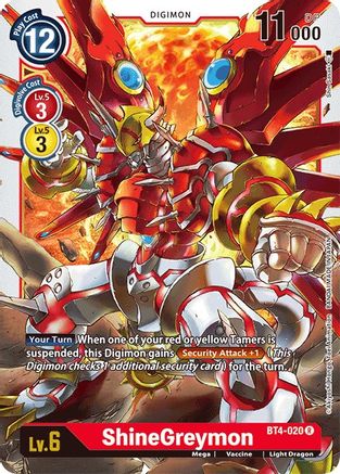 Image of ShineGreymon (BT4-020) - Great Legend
