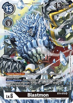 Image of Blastmon (BT4-075) - Great Legend Foil