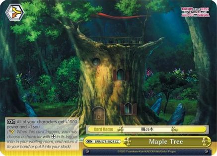 Image of Maple Tree (BFR/S78-E028 CC) - BOFURI: I Don't Want to Get Hurt, so I'll Max Out My Defense