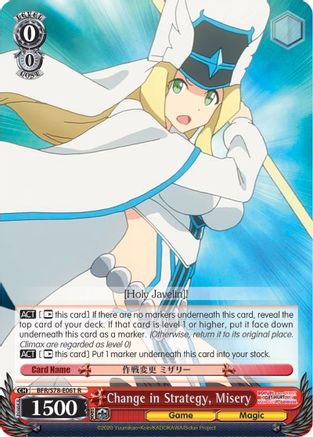 Image of Change in Strategy, Misery (BFR/S78-E061 R) - BOFURI: I Don't Want to Get Hurt, so I'll Max Out My Defense