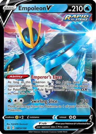 Image of Empoleon V SWSH108  - Holofoil SWSH Sword & Shield Promo Cards - Promo