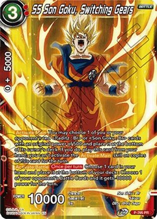Image of SS Son Goku, Switching Gears (P-295) - Promotion Cards
