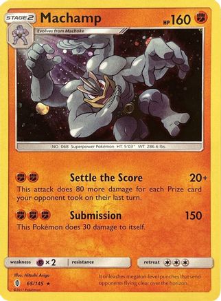 Image of Machamp 065/145  - Holofoil Blister Exclusives - Promo