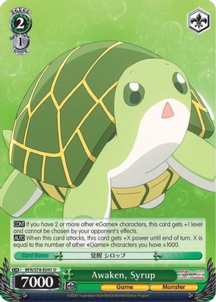 Image of Awaken, Syrup (BFR/S78-E041 U) - BOFURI: I Don't Want to Get Hurt, so I'll Max Out My Defense