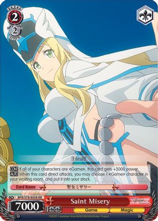 Image of Saint Misery (BFR/S78-E058 RR) - BOFURI: I Don't Want to Get Hurt, so I'll Max Out My Defense