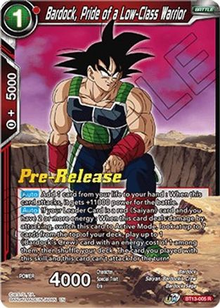 Image of Bardock, Pride of a Low-Class Warrior (BT13-005) - Supreme Rivalry PreRelease Cards