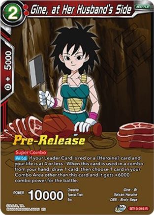 Image of Gine, at Her Husband's Side (BT13-016) - Supreme Rivalry PreRelease Cards