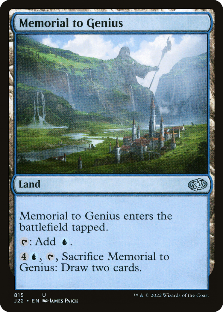 Image of Memorial to Genius (J22-815) - Jumpstart 2022