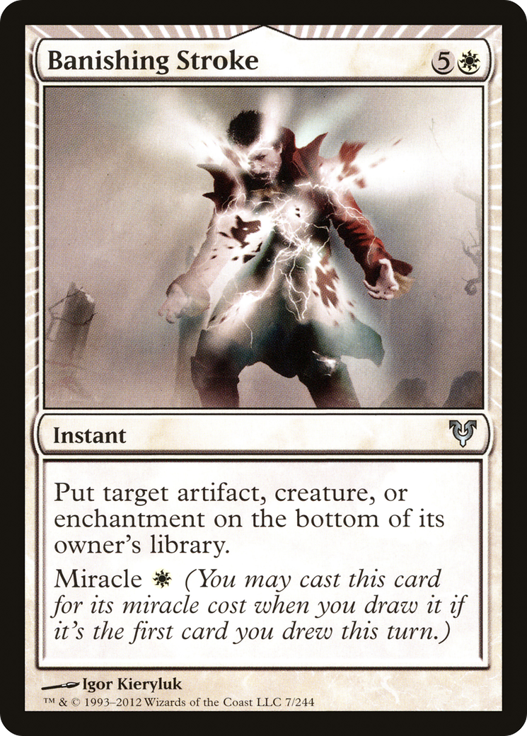 Image of Banishing Stroke (AVR-007) - Avacyn Restored: (miracle)