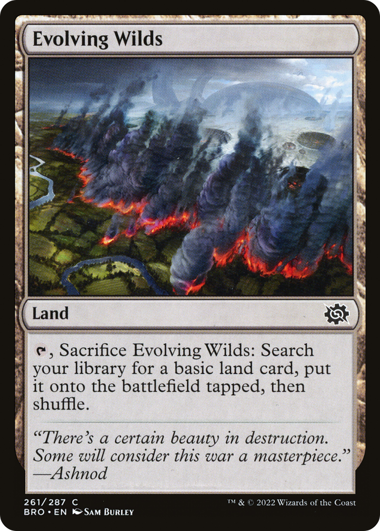 Image of Evolving Wilds (BRO-261) - The Brothers' War Foil