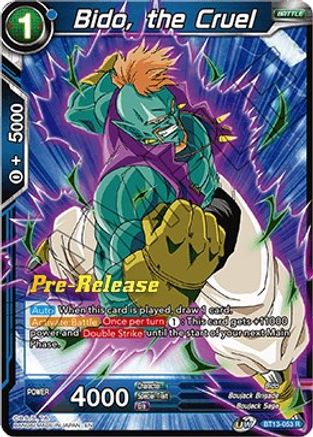 Image of Bido, the Cruel (BT13-053) - Supreme Rivalry PreRelease Cards