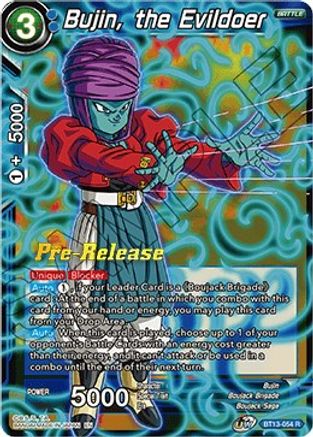 Image of Bujin, the Evildoer (BT13-054) - Supreme Rivalry PreRelease Cards