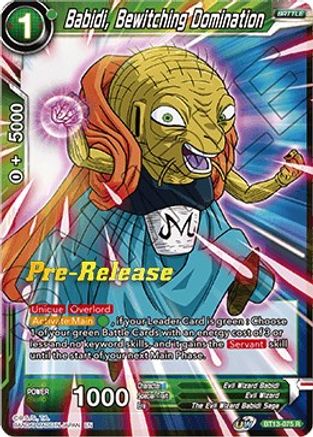 Image of Babidi, Bewitching Domination (BT13-075) - Supreme Rivalry PreRelease Cards
