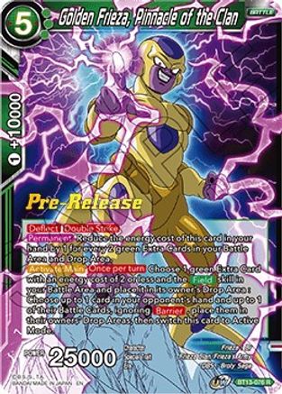 Image of Golden Frieza, Pinnacle of the Clan (BT13-076) - Supreme Rivalry PreRelease Cards
