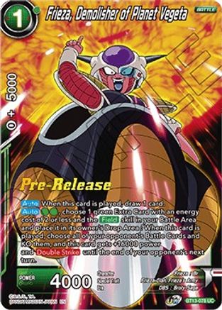 Image of Frieza, Demolisher of Planet Vegeta (BT13-078) - Supreme Rivalry PreRelease Cards