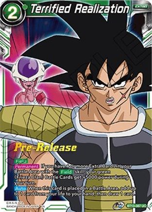 Image of Terrified Realization (BT13-087) - Supreme Rivalry PreRelease Cards