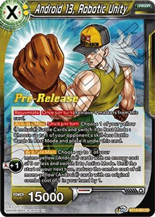 Image of Android 13, Robotic Unity (BT13-094) - Supreme Rivalry PreRelease Cards