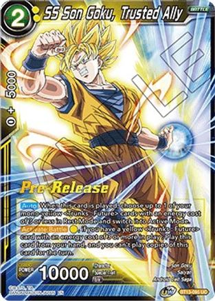 Image of SS Son Goku, Trusted Ally (BT13-095) - Supreme Rivalry PreRelease Cards