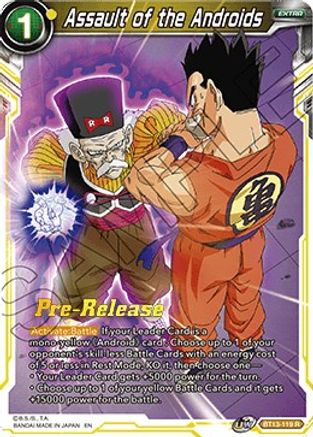 Image of Assault of the Androids (BT13-119) - Supreme Rivalry PreRelease Cards